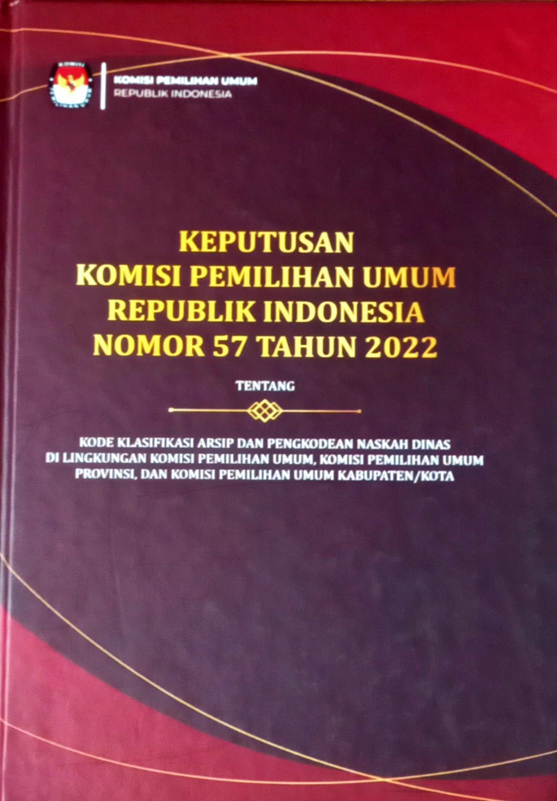 KEPUTUSAN KOMISI PEMILIHAN UMUM REPUBLIK INDONESIA NOMOR 57 TAHUN 2022